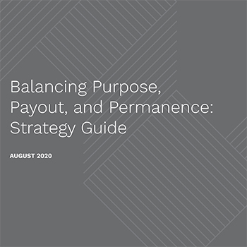 Balancing Purpose, Payout, and Permanence: Strategy Guide Cover